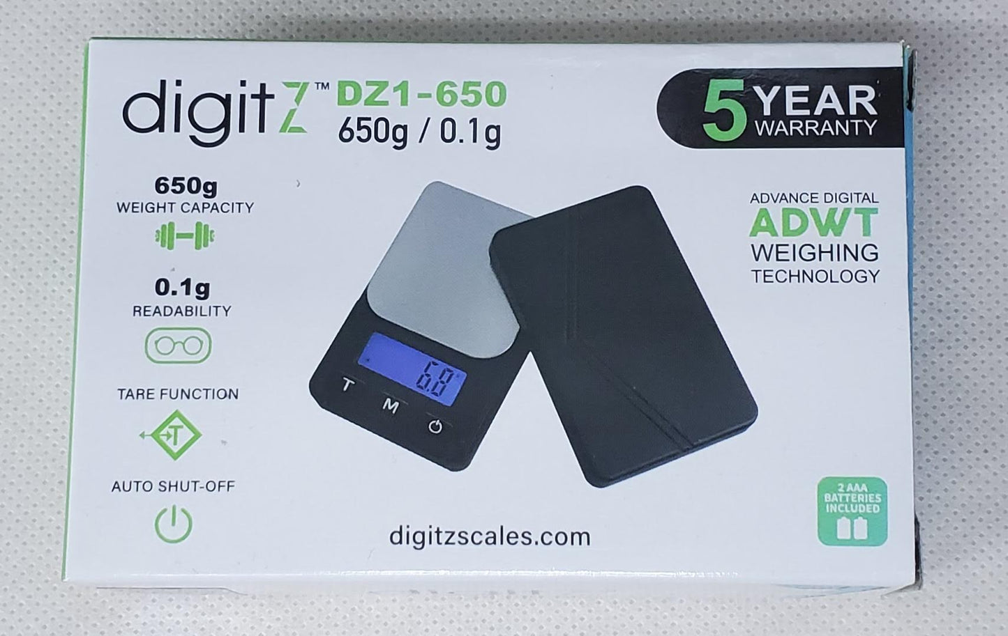 Digit Z DZ1-650 650gx0.1g Scale