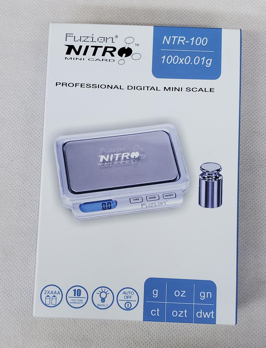 Fuzion NITRO NTR-100 100x0.01g Scale