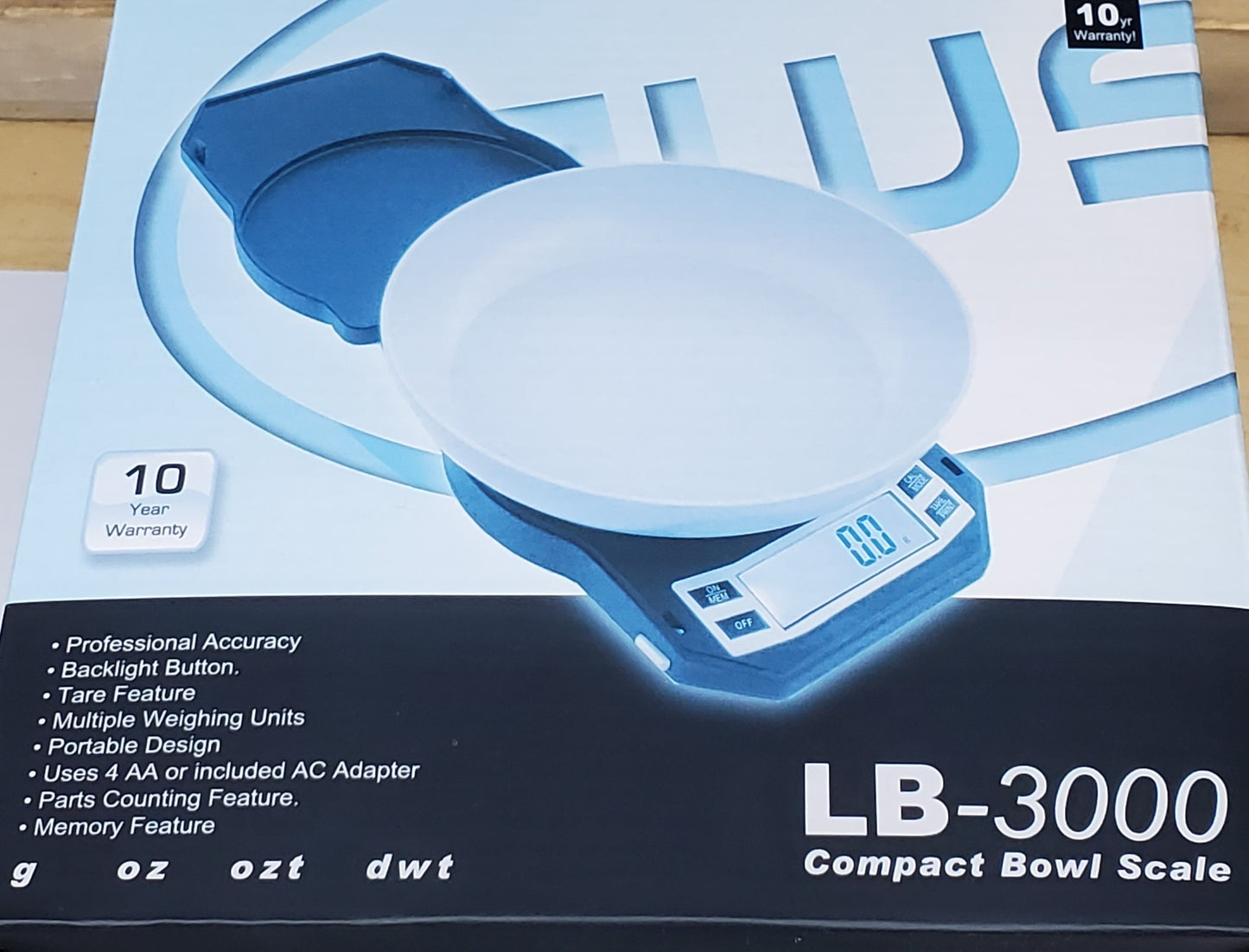 AWS Scale LB-3000 Bowl