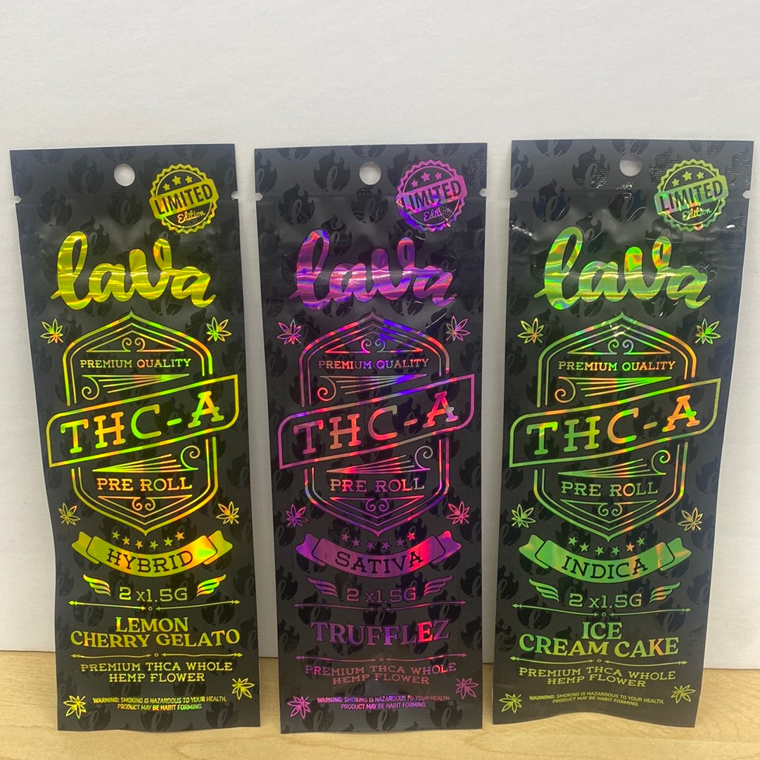 Lava THCA pre rolls