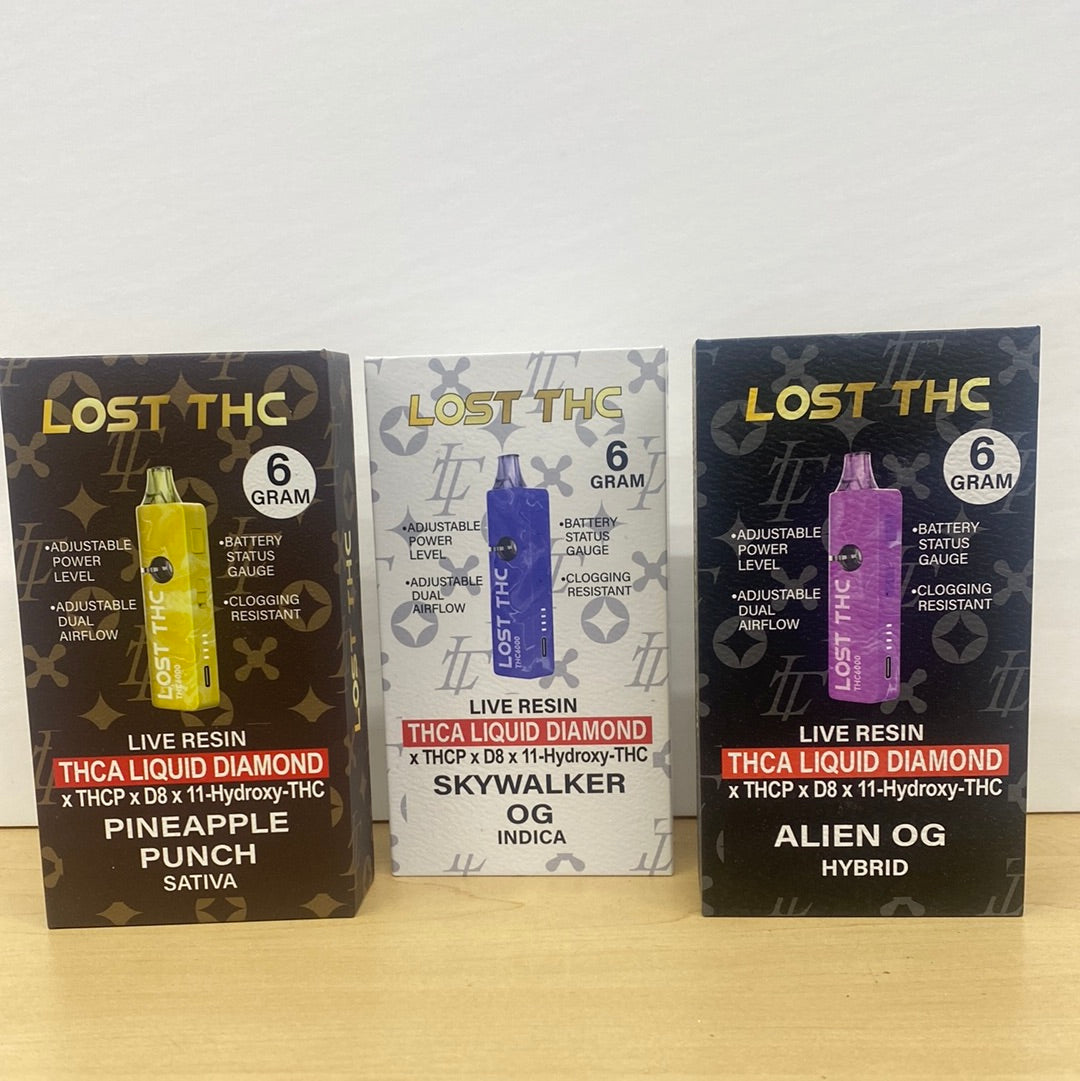 Lost Mary Thc disposable 6 gram liquid diamond- thca, d8, and d11 thc