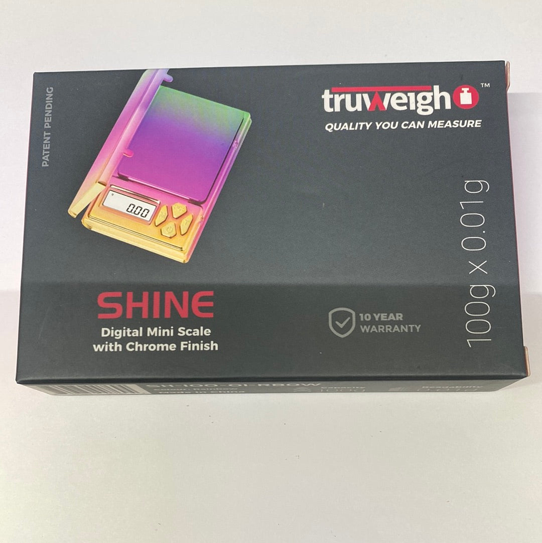 Truweigh SHINE 100gx0.01g Rainbow Scale