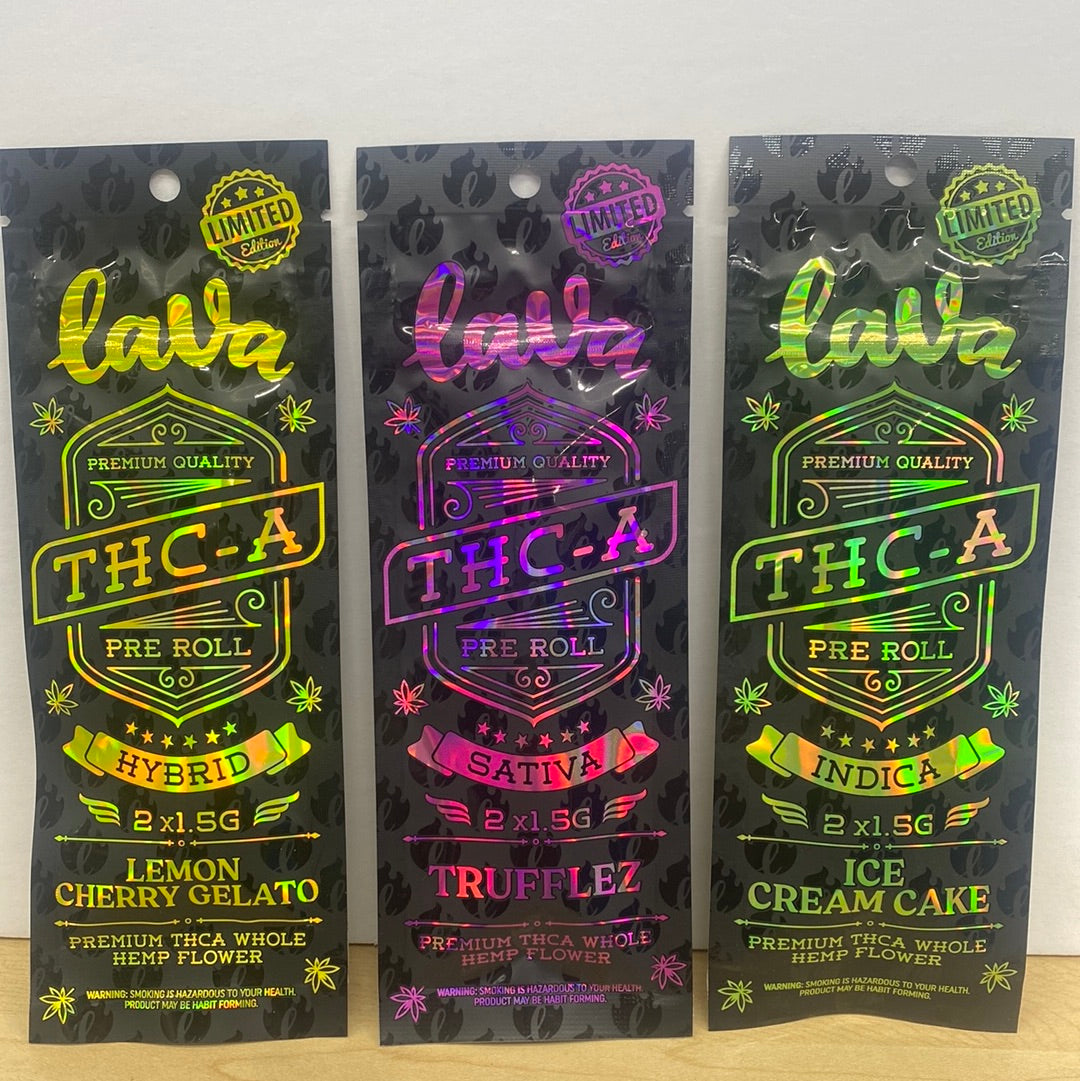 Lava THCA pre rolls