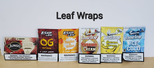 Whole leaf tobacco wraps assorted