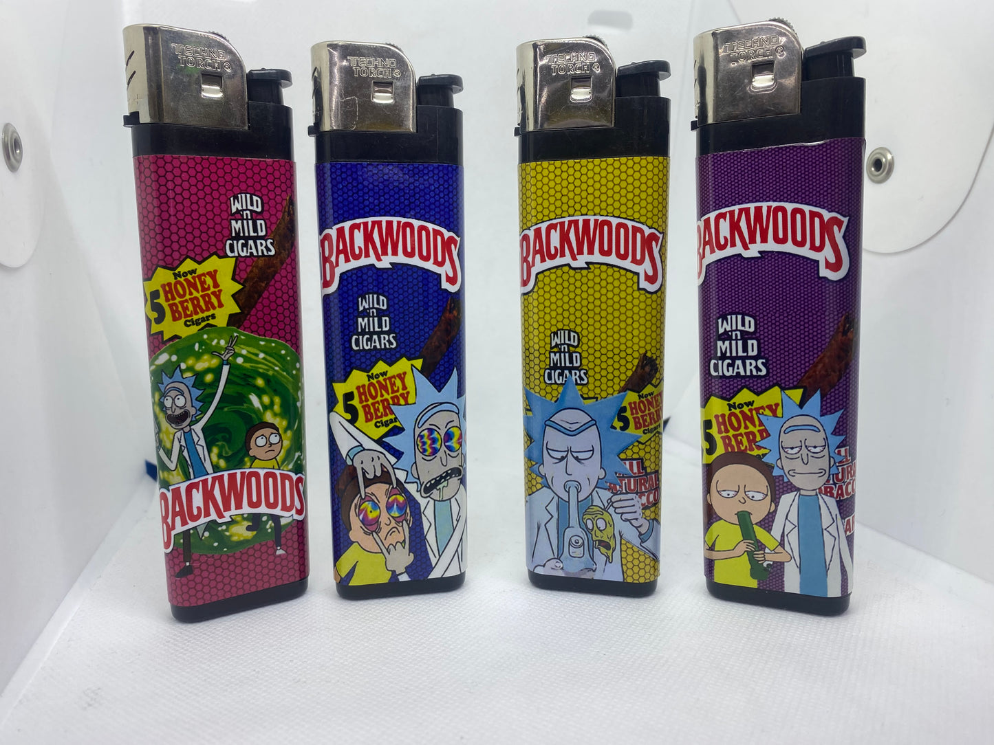 Backwoods Rick and Morty Lighter Large