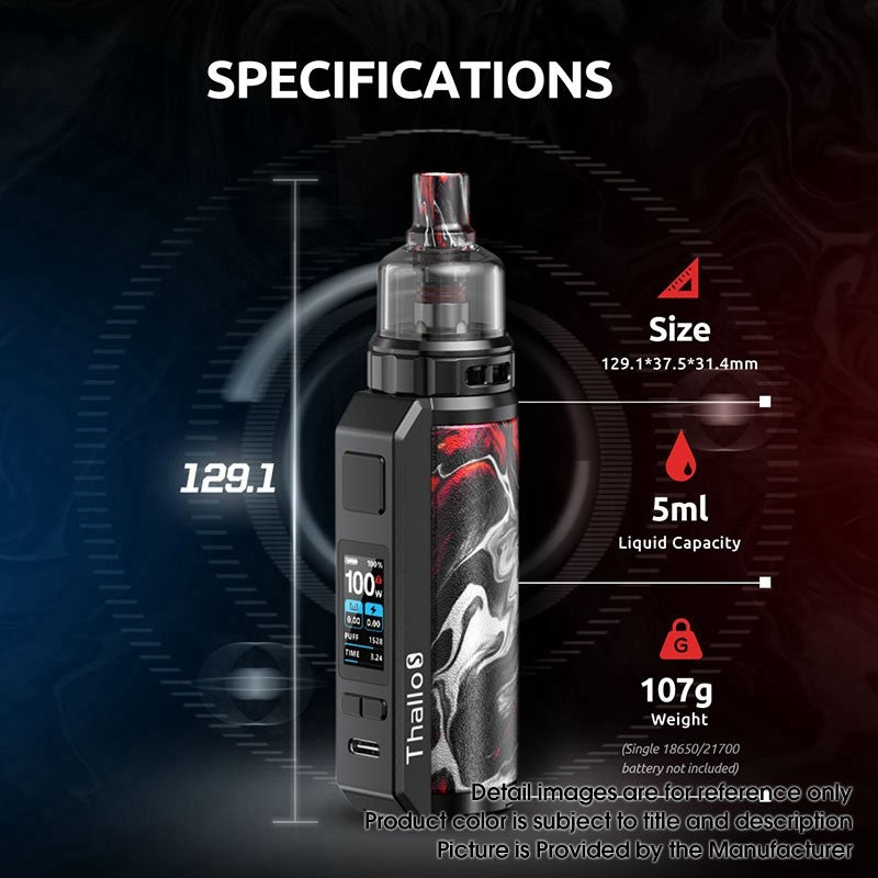 Smok Thallo S Kit Fluid Black Red