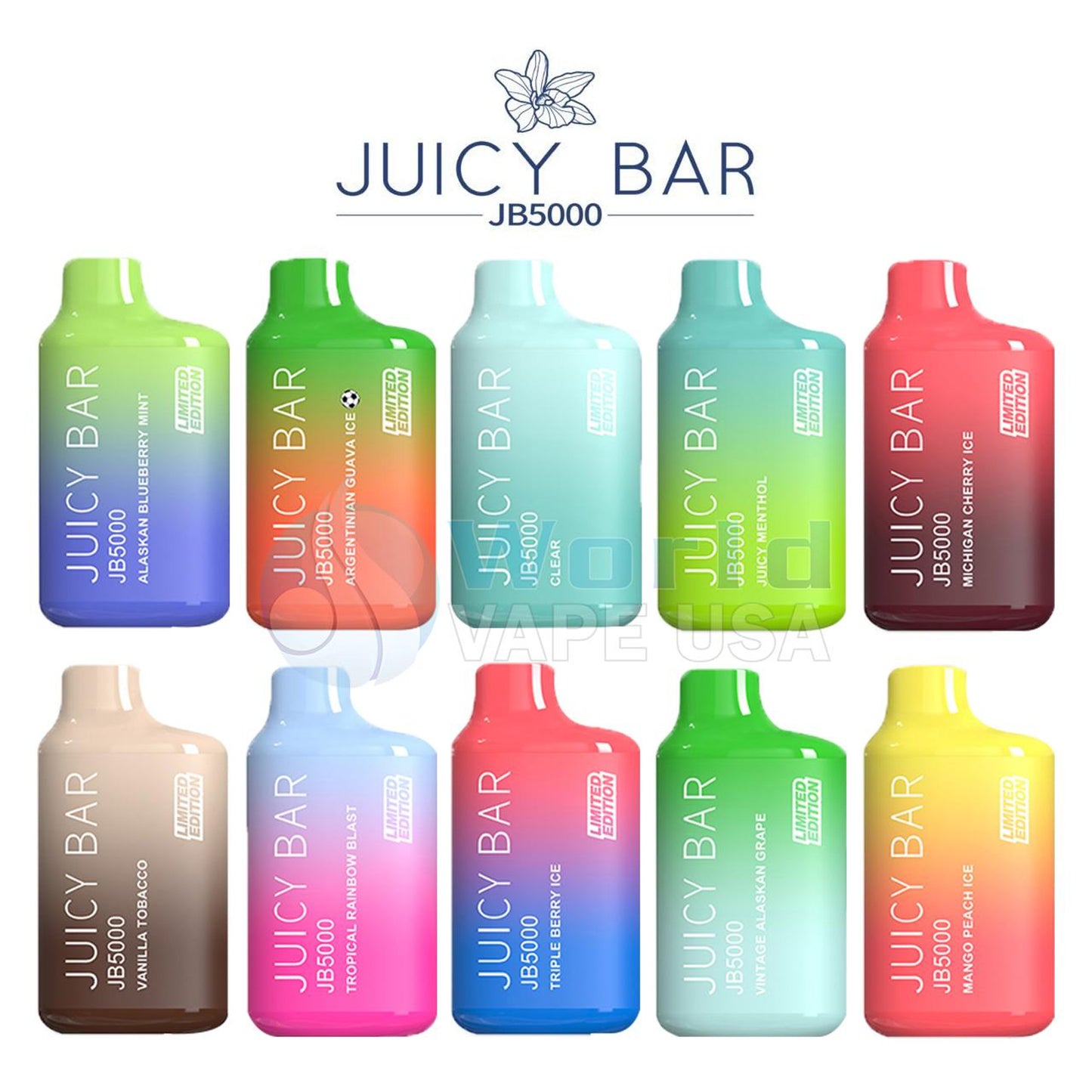 Juicy Bar JB5000 5% Nicotine Disposable Vape