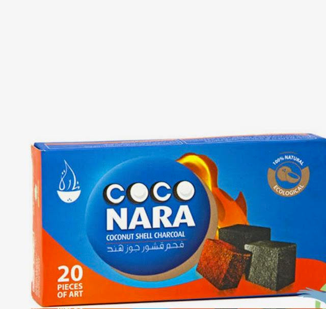 Coco Nara 20 pieces Cube Hookah Charcoal