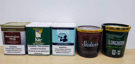 Cigarette Tobacco Cans